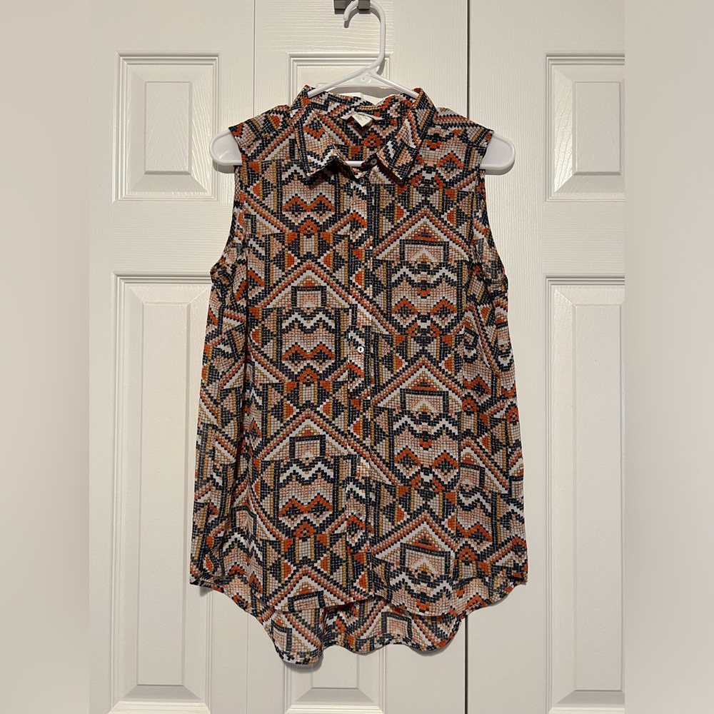Button-Up Tank Top